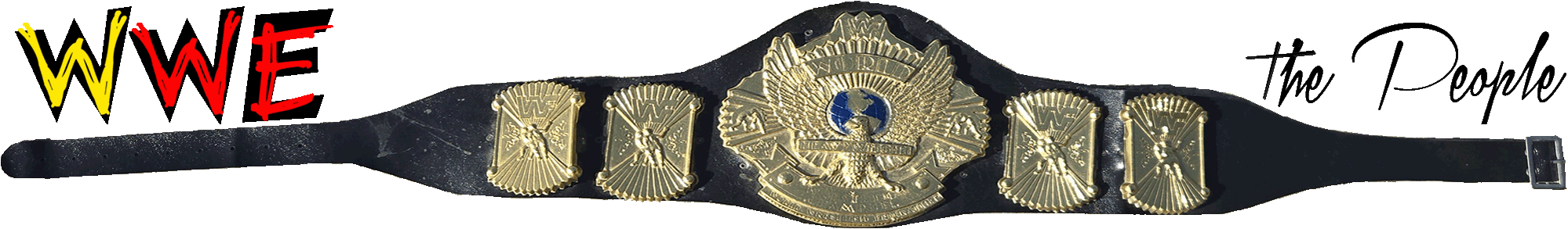 WWE the People top banner with belt