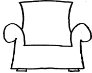 drawn chair to sit in when living in a big world